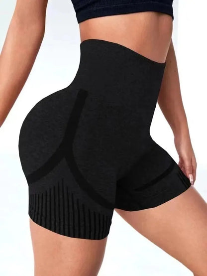 Women’s Gym Yoga Shorts – High Rise, Stretchy & Sculpting Fitness Shorts