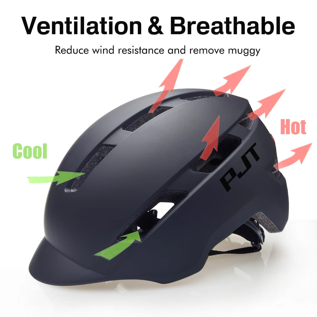 PJT USB Rechargeable Cycling Helmet – MTB & Road