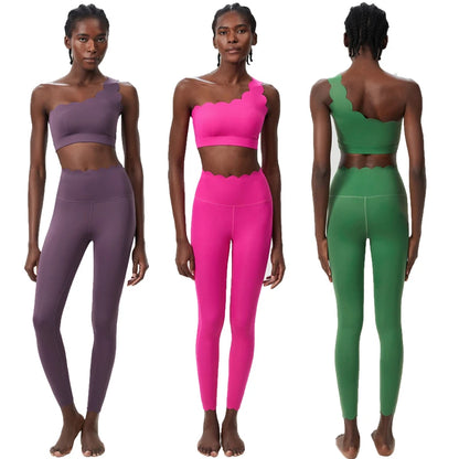 Women's 2-Piece Fitness Yoga Set – Buttery Soft, Quick-Dry & Breathable Workout Outfit for Gym, Running & Training