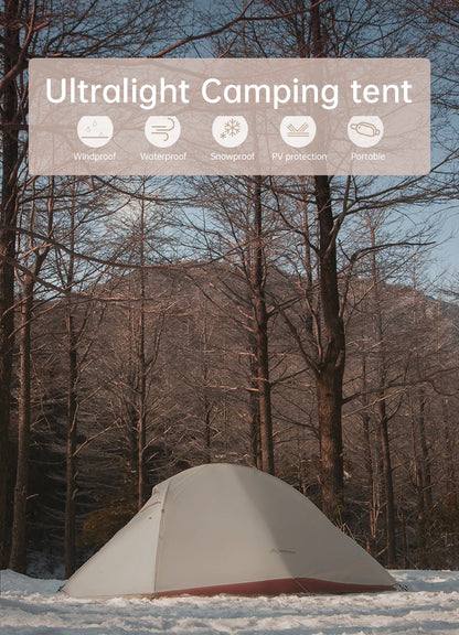 Ultralight Camping Tent for 1-2 Persons – Waterproof Nylon