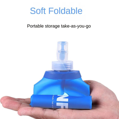 500ml TPU Foldable Soft Water Bottle – Collapsible Sports Flask for Hiking & Running