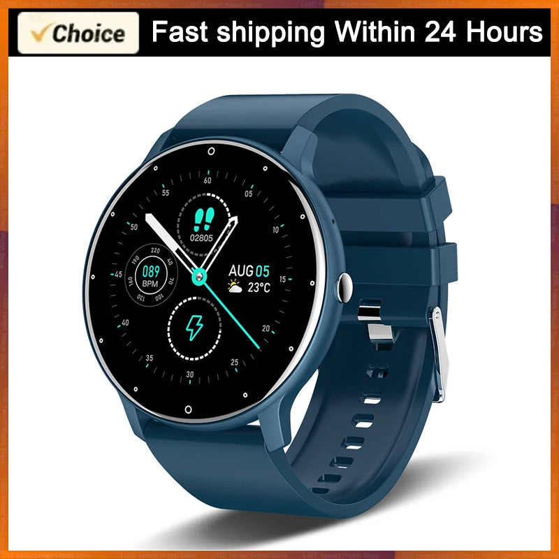 LIGE 2025 Smartwatch for Men & Women – Heart Rate Monitor, Waterproof Fitness Watch