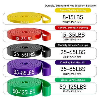 Resistance Bands Set for Strength Training & Full-Body Workout – Unisex Home Gym Equipment