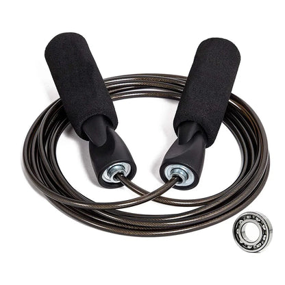 Adjustable Steel Wire Jump Rope – Speed Skipping Fitness Trainer