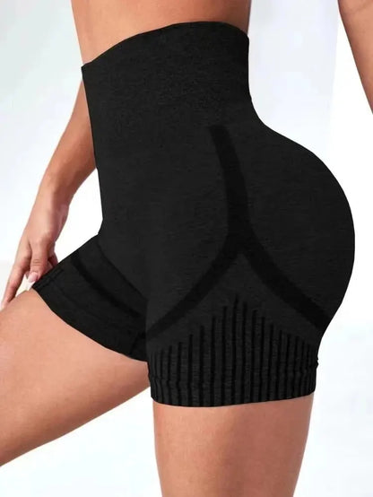 Women’s Gym Yoga Shorts – High Rise, Stretchy & Sculpting Fitness Shorts