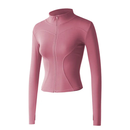 Women’s Workout Coat – Warm, Zip-Up Sports Jacket