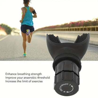Silicone Breathing Trainer – Adjustable Resistance Fitness Device for Lung & Throat Exercise