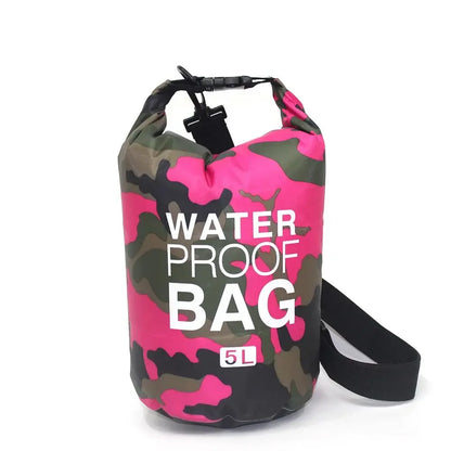 Leaftour Waterproof Dry Bag – Camouflage PVC Rafting, Diving & Outdoor Backpack (2-30L)
