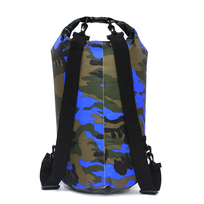 Leaftour Waterproof Dry Bag – Camouflage PVC Rafting, Diving & Outdoor Backpack (2-30L)