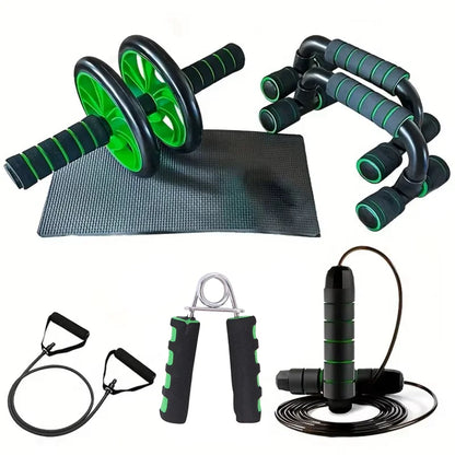1 Pair U-Shaped Push-Up Bars with Hand Sponge Grip – Home Gym Strength Training