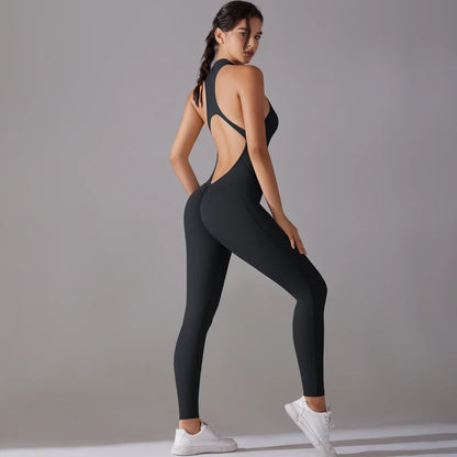 Women’s Tummy Control Sports Bodysuit – Butt-Lifting, Slim Fit Activewea