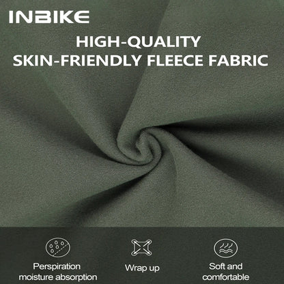 INBIKE Men’s Winter Cycling Jersey – Fleece, Reflective, Full Zippe