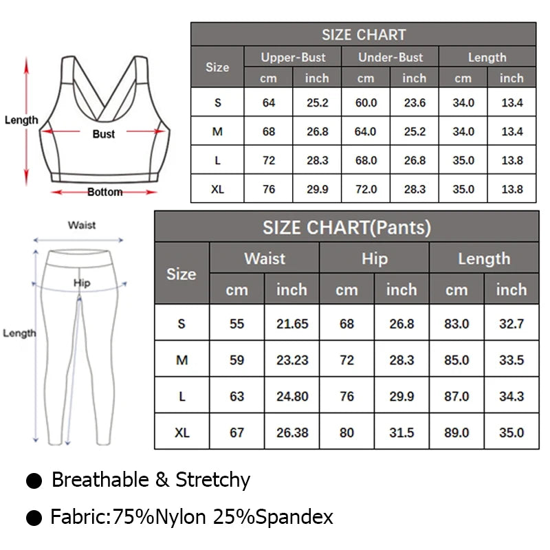 Women's 2-Piece Fitness Yoga Set – Buttery Soft, Quick-Dry & Breathable Workout Outfit for Gym, Running & Training