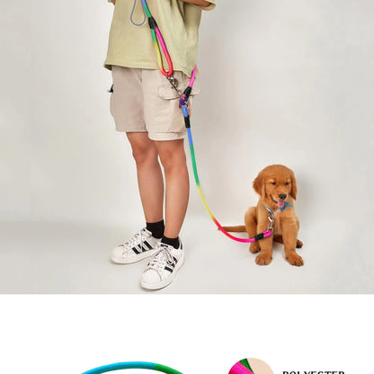 Nylon Hands-Free Dog Leash – Durable Traction Rope for Running with Small & Large Dogs