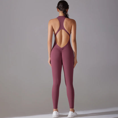 Women’s Tummy Control Sports Bodysuit – Butt-Lifting, Slim Fit Activewea