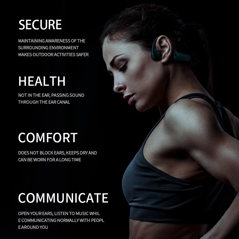 Xiaomi Mijia Bone Conduction Wireless Earphones – Bluetooth 5.3, Waterproof, Sports Headset with Mi