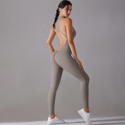 Women’s Tummy Control Sports Bodysuit – Butt-Lifting, Slim Fit Activewea
