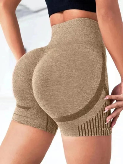Women’s Gym Yoga Shorts – High Rise, Stretchy & Sculpting Fitness Shorts