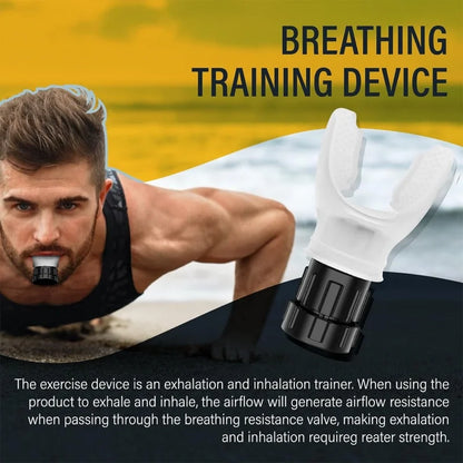 Silicone Breathing Trainer – Adjustable Resistance Fitness Device for Lung & Throat Exercise