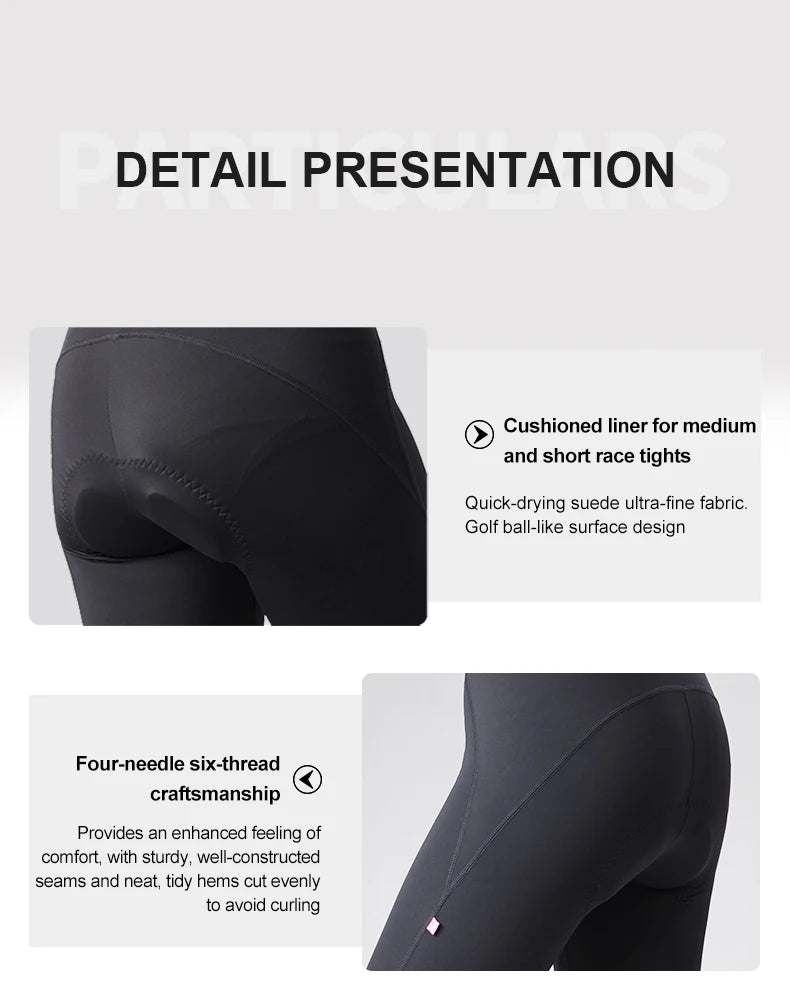 INBIKE 2024 Women’s Cycling Pants – Long Padded Bike Tights with Pockets