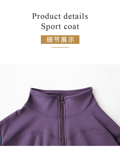 Women’s Workout Coat – Warm, Zip-Up Sports Jacket