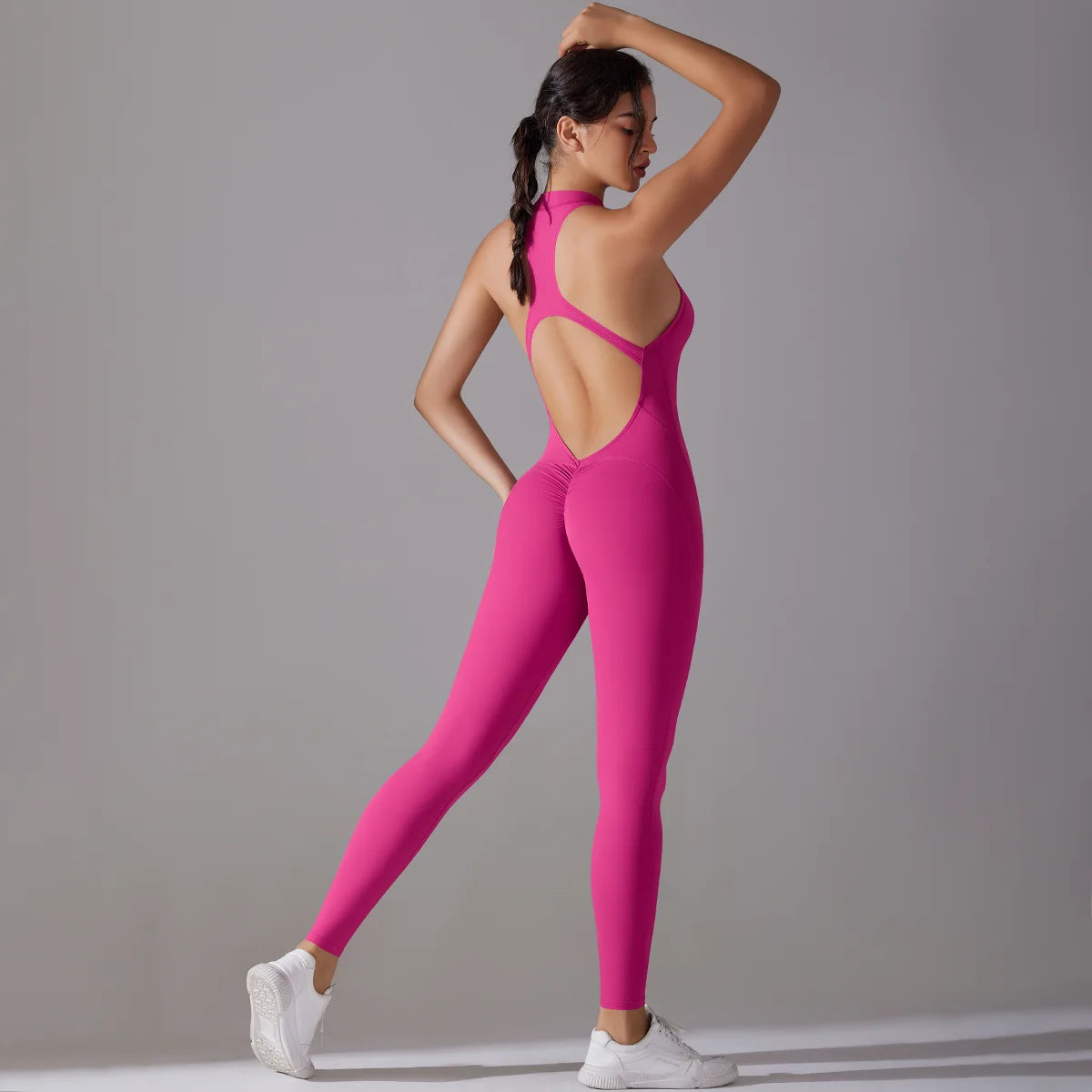 Women’s Tummy Control Sports Bodysuit – Butt-Lifting, Slim Fit Activewea