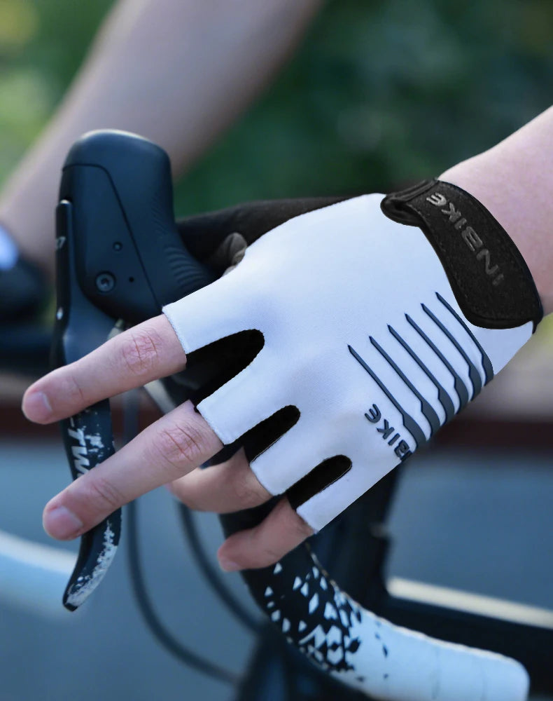 INBIKE Shockproof Gel Half Finger Cycling Gloves – Breathable Summer MTB Gloves