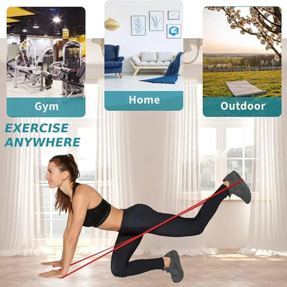 Resistance Bands Set for Strength Training & Full-Body Workout – Unisex Home Gym Equipment