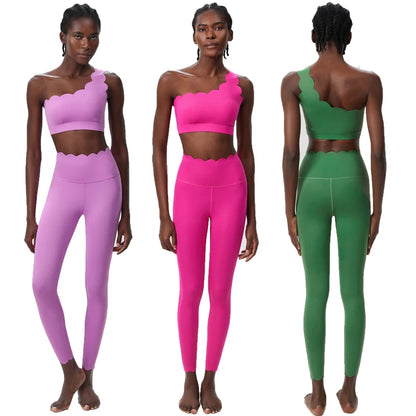 Women's 2-Piece Fitness Yoga Set – Buttery Soft, Quick-Dry & Breathable Workout Outfit for Gym, Running & Training