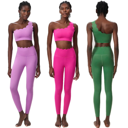 Women's 2-Piece Fitness Yoga Set – Buttery Soft, Quick-Dry & Breathable Workout Outfit for Gym, Running & Training