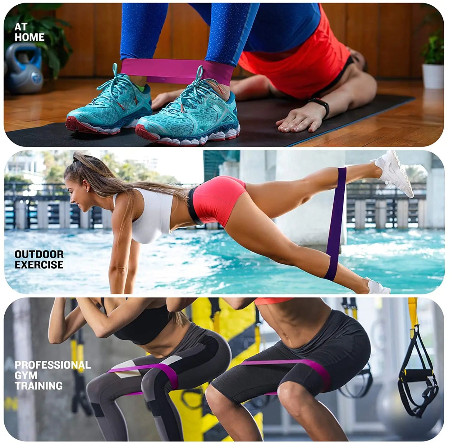 Resistance Bands Set for Strength Training & Full-Body Workout – Unisex Home Gym Equipment