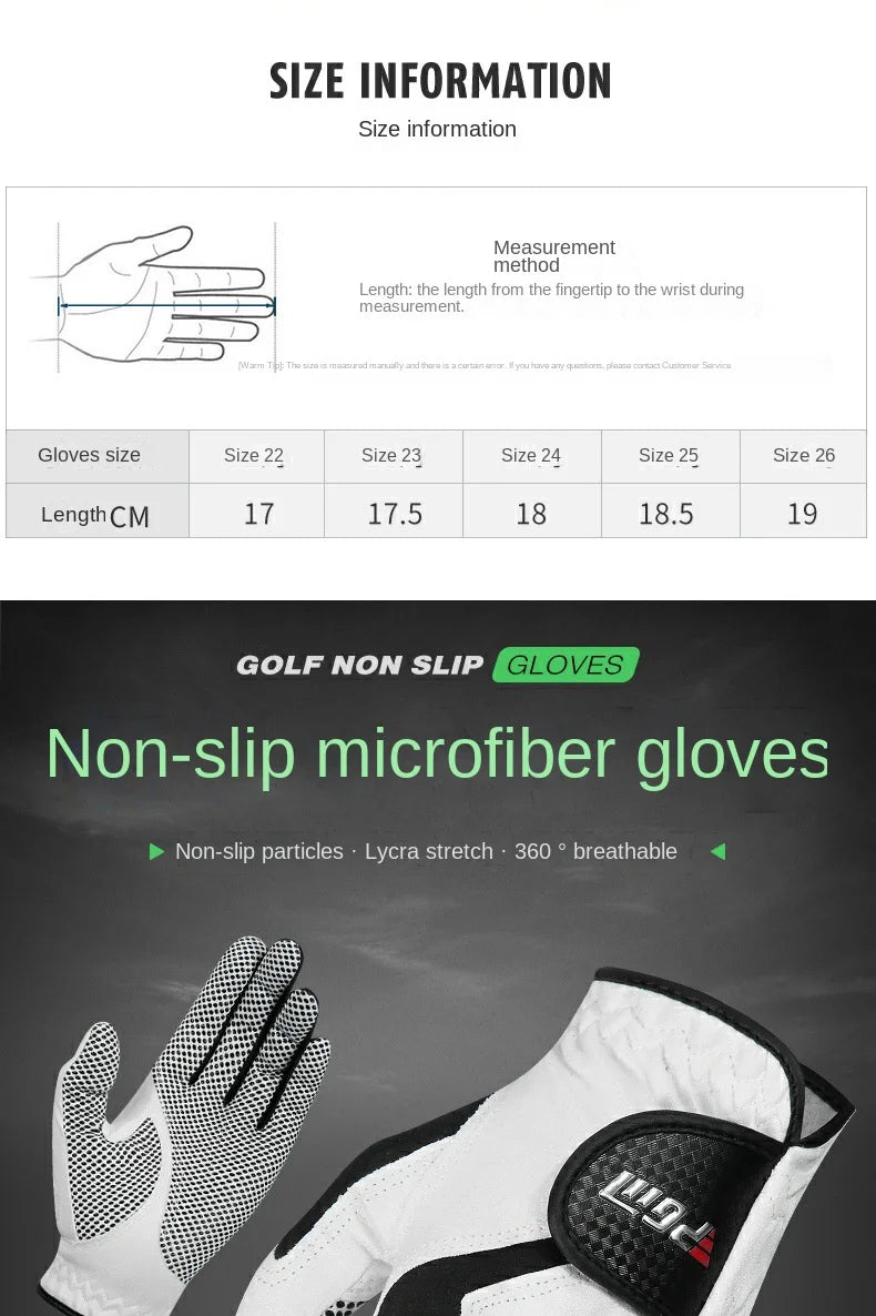 PGM Microfiber Golf Gloves – Swing & Putting