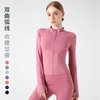 Women’s Workout Coat – Warm, Zip-Up Sports Jacket