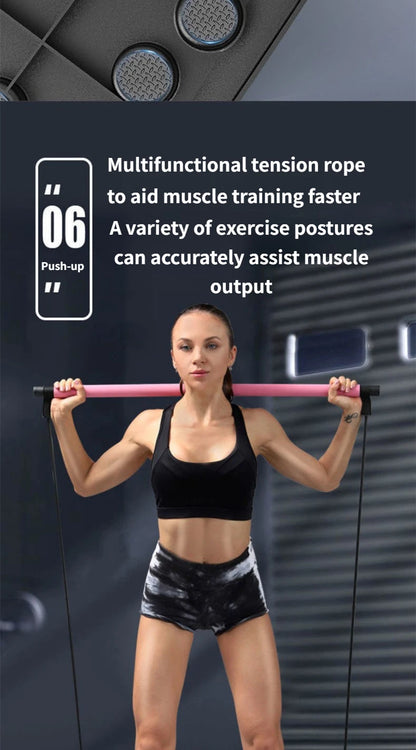 Portable Multifunctional Push-Up Board Set with Handles – Foldable Home Gym Equipment for Chest, Abs, Arms & Back Training