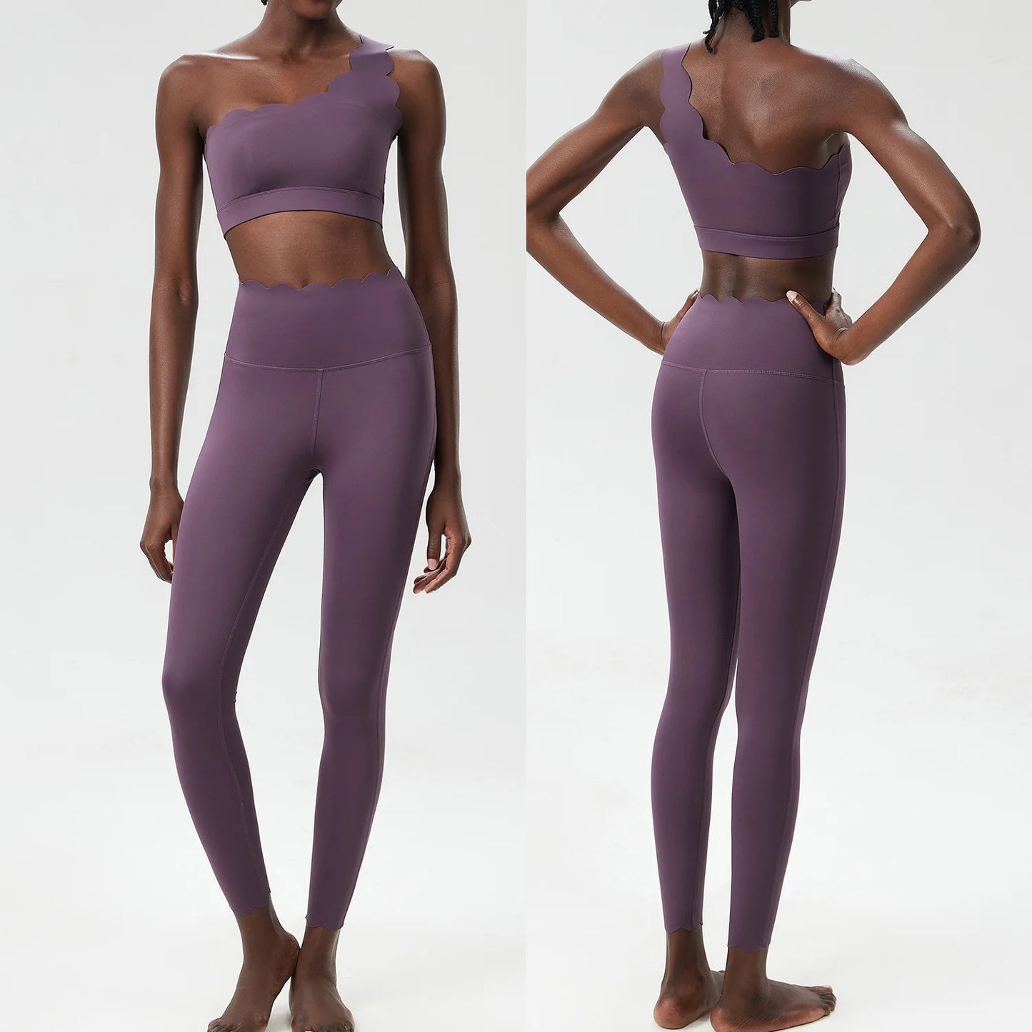 Women's 2-Piece Fitness Yoga Set – Buttery Soft, Quick-Dry & Breathable Workout Outfit for Gym, Running & Training