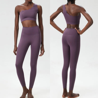 Women's 2-Piece Fitness Yoga Set – Buttery Soft, Quick-Dry & Breathable Workout Outfit for Gym, Running & Training