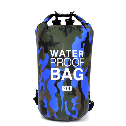 Leaftour Waterproof Dry Bag – Camouflage PVC Rafting, Diving & Outdoor Backpack (2-30L)