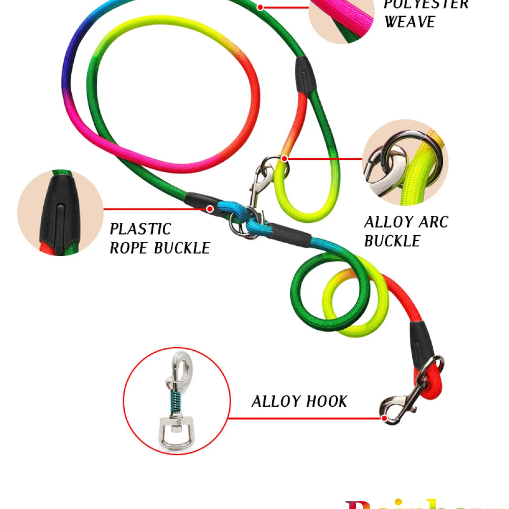 Nylon Hands-Free Dog Leash – Durable Traction Rope for Running with Small & Large Dogs