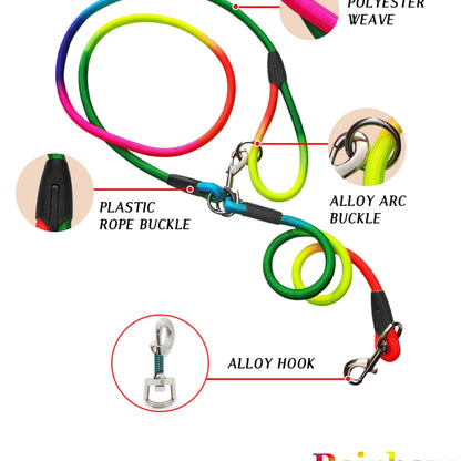 Nylon Hands-Free Dog Leash – Durable Traction Rope for Running with Small & Large Dogs