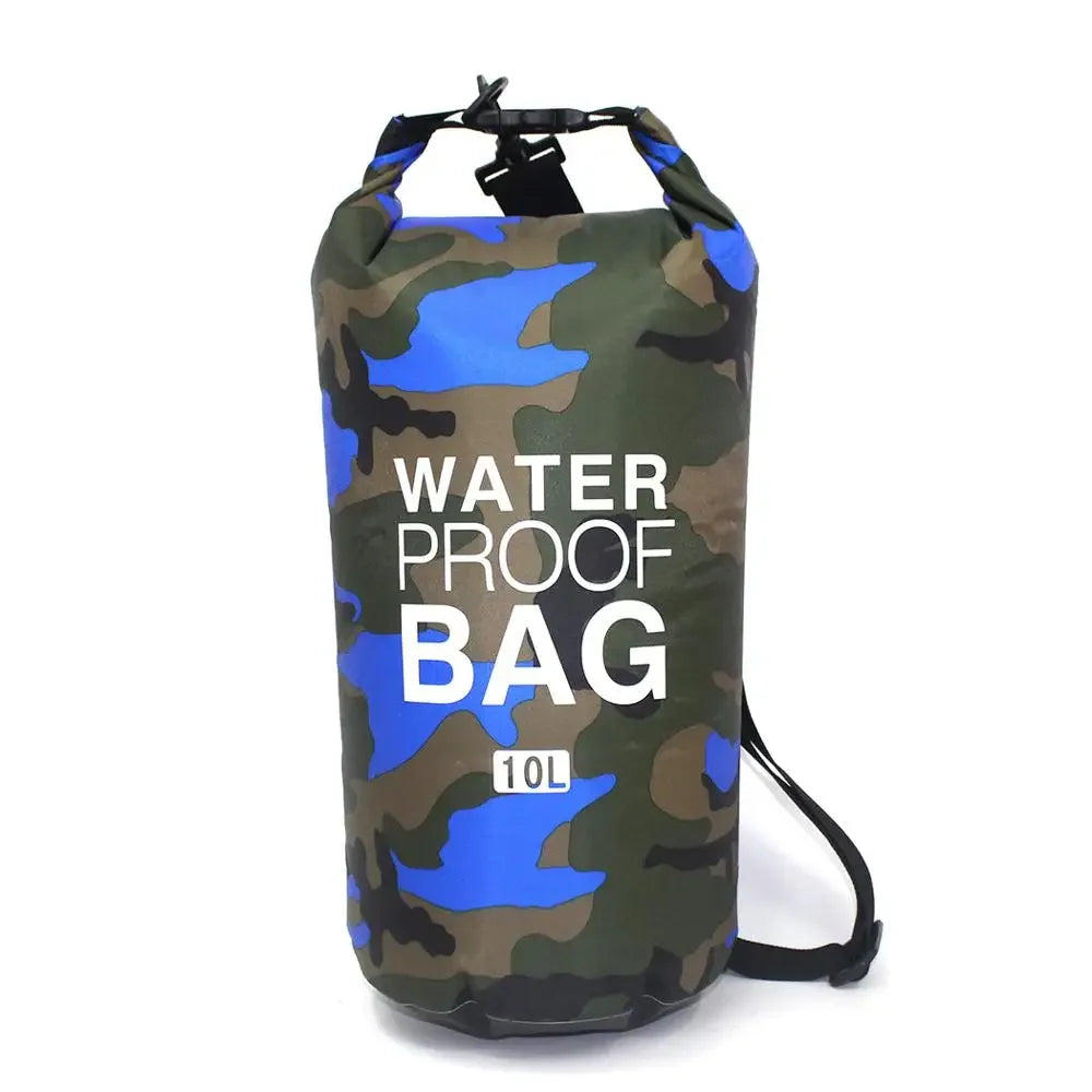 Leaftour Waterproof Dry Bag – Camouflage PVC Rafting, Diving & Outdoor Backpack (2-30L)