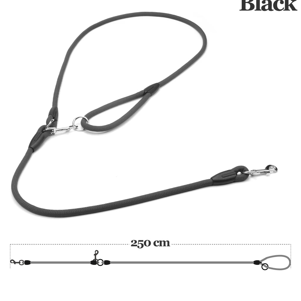 Nylon Hands-Free Dog Leash – Durable Traction Rope for Running with Small & Large Dogs