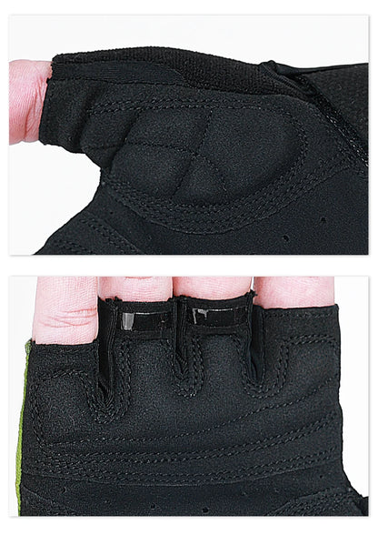 INBIKE Half Finger Cycling Gloves – Breathable, Shock-Absorption MTB Gloves