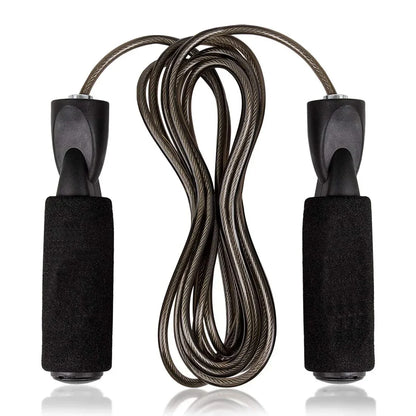 Adjustable Steel Wire Jump Rope – Speed Skipping Fitness Trainer