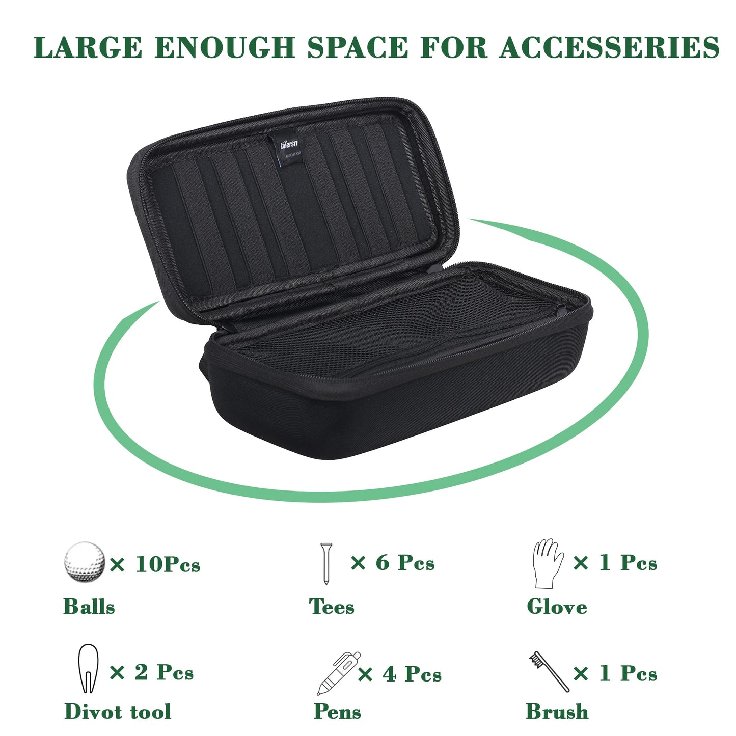 Golf Accessory Pouch – Ball, Glove & Divot Tool Holder