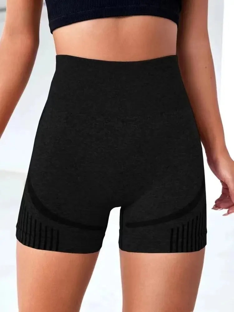 Women’s Gym Yoga Shorts – High Rise, Stretchy & Sculpting Fitness Shorts