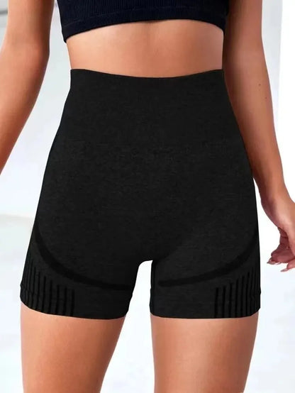Women’s Gym Yoga Shorts – High Rise, Stretchy & Sculpting Fitness Shorts