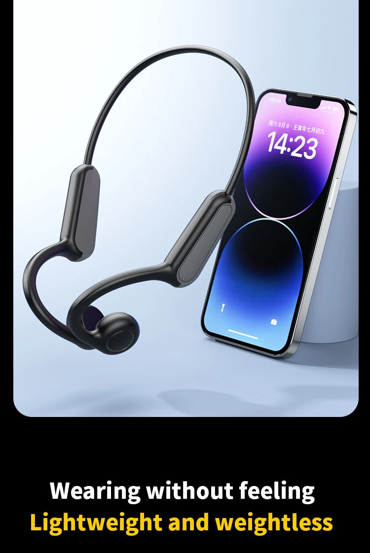 Xiaomi Mijia Bone Conduction Wireless Earphones – Bluetooth 5.3, Waterproof, Sports Headset with Mi
