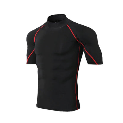 Men’s Compression Workout T-Shirt – Quick-Dry Short Sleeve Gym & Running Top