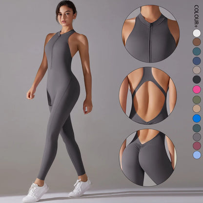 Women’s Tummy Control Sports Bodysuit – Butt-Lifting, Slim Fit Activewea