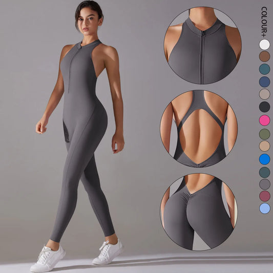 Women’s Tummy Control Sports Bodysuit – Butt-Lifting, Slim Fit Activewea
